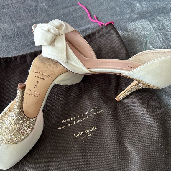 Kate Spade Sala Ivory Heels - Picture 2 of 2